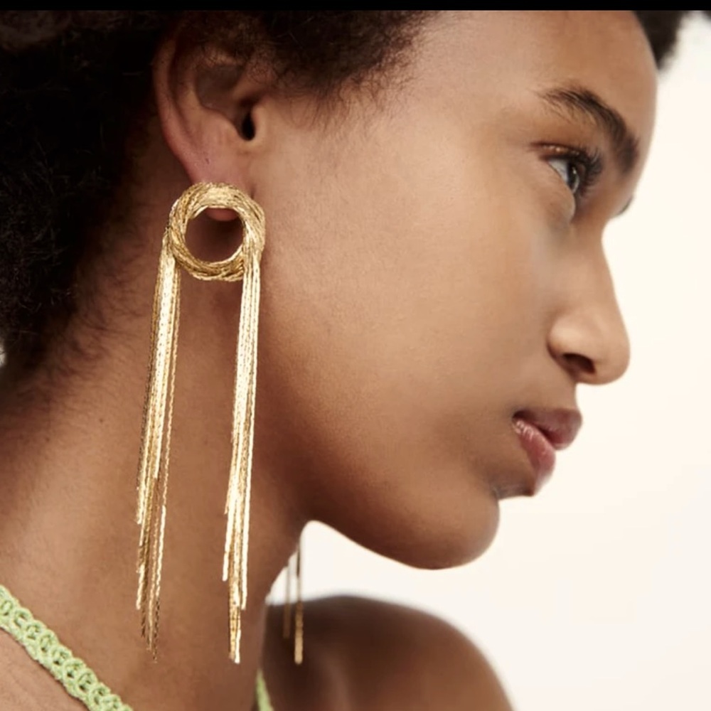 🌟Zara Gold Waterfall Chain Earrings🌟
